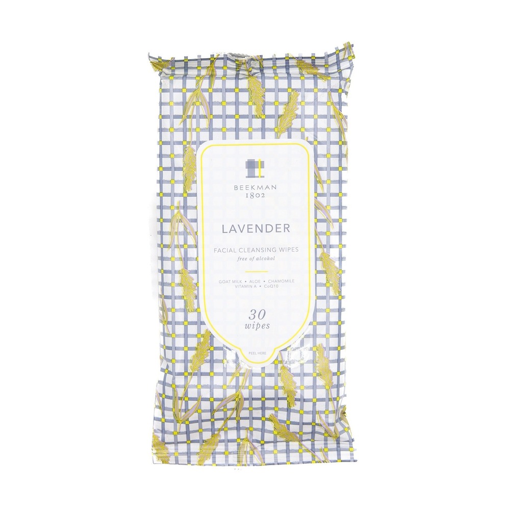 Beekman 1802 - Facial Cleansing Wipes - Lavender - 30 wipes